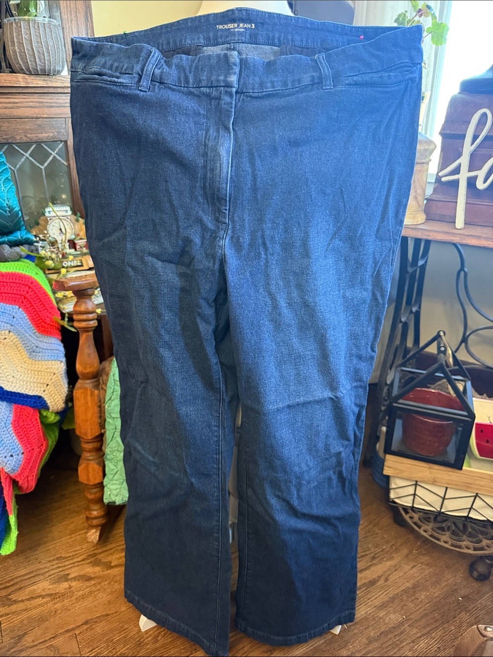Chico’s Trouser Jean Men’s Dark Blue Straight-Leg Jeans